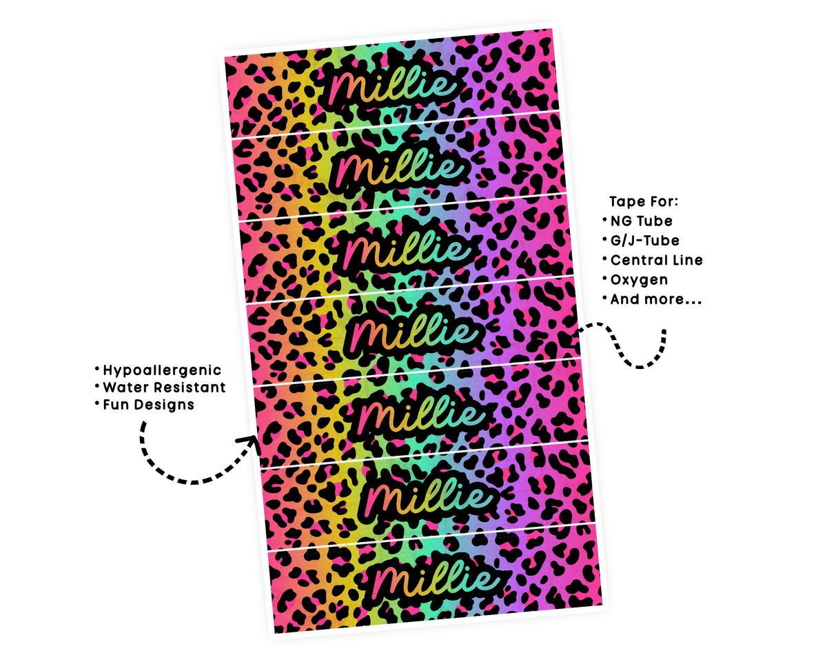 Rainbow Cheetah NG Tube Tape