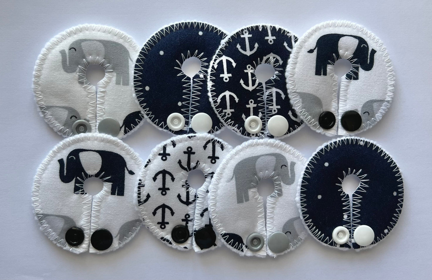 Set of 8 G tube pads / gtube pads / g-tube pads / gtube covers / feeding tube pads / g tube covers / mic-key button cover / AMT mini button