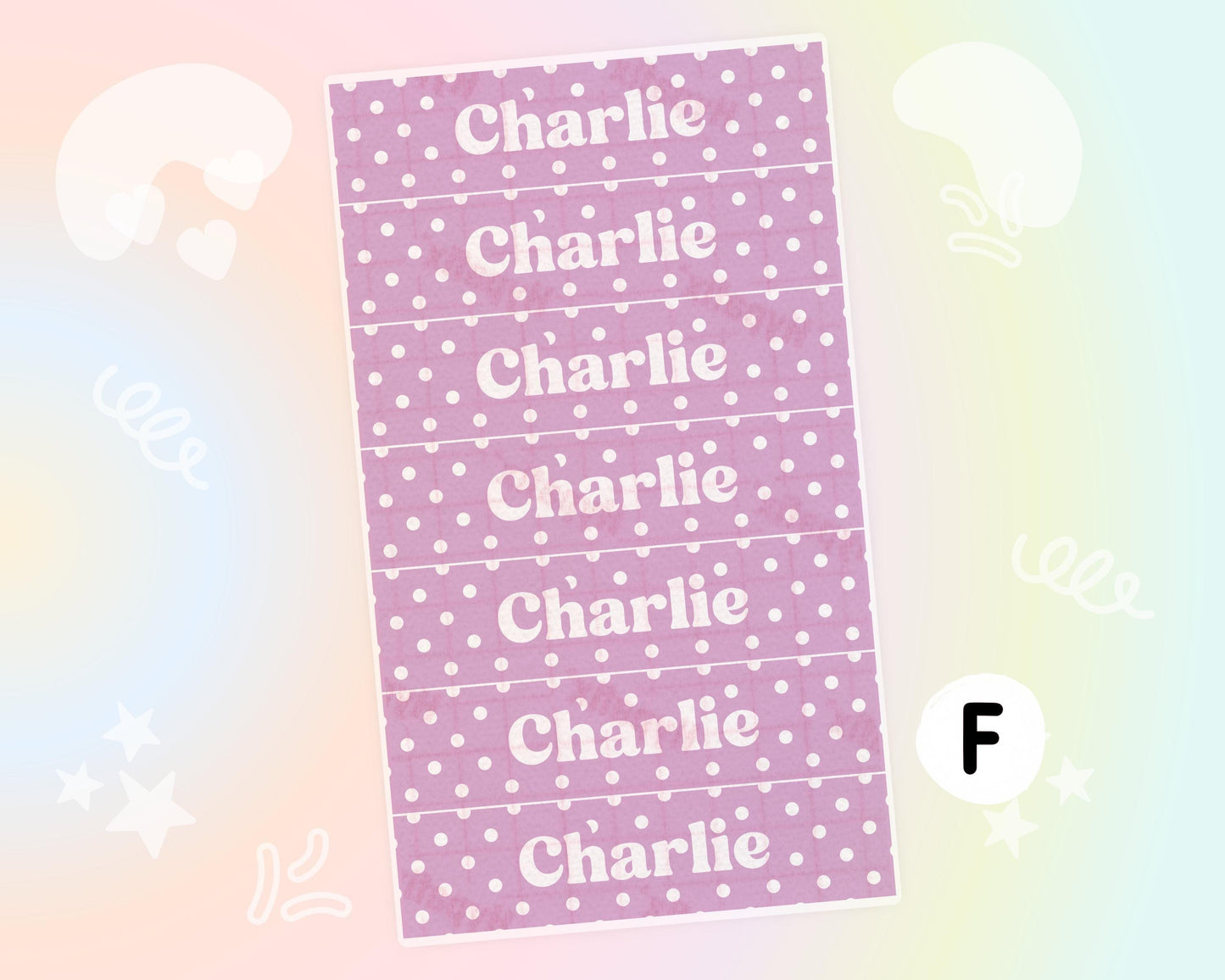 Pastel Dots NG Tube Tape Adhesive Medical Tape for Feeding Tubes Oxygen Central Lines Catheters