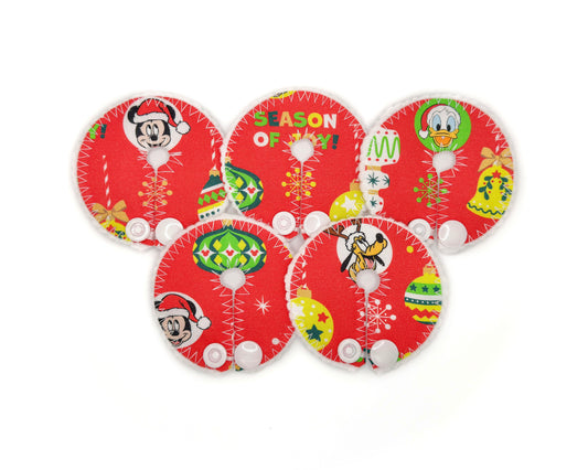 Christmas Feeding tube pads