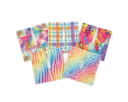 Rainbow Abstract Trach Pads