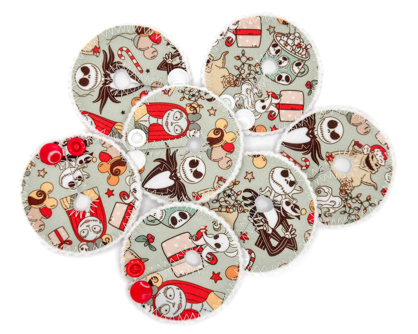 Christmas Feeding Tube Pads