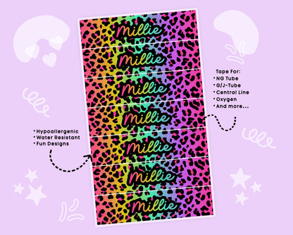 Rainbow Cheetah NG Tube Tape