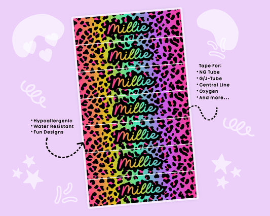 Rainbow Cheetah NG Tube Tape