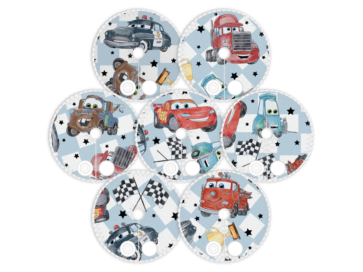 Cars Feeding tube pads