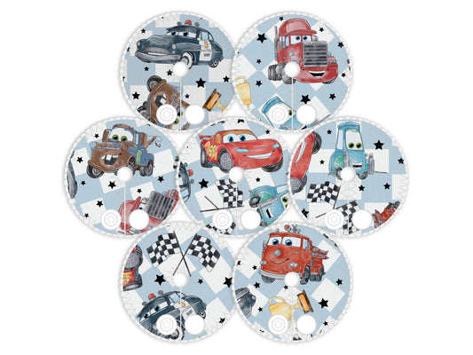 Cars Feeding tube pads