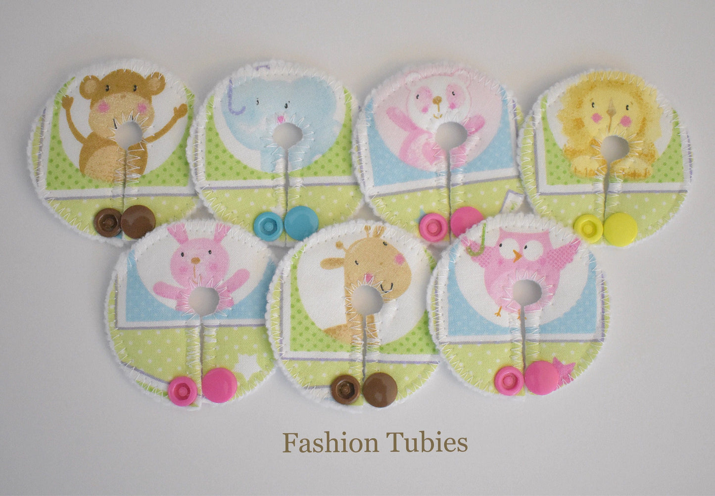 G-tube j-tube mic-key button feeding tube pads BABY ANIMAL ZOO