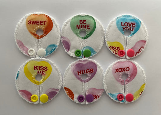 6 feeding tube pads