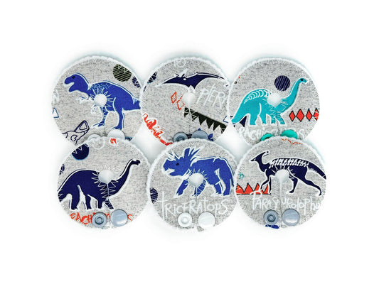 Dinosaur feeding tube pads | Mic-Key button pads | G-tube covers