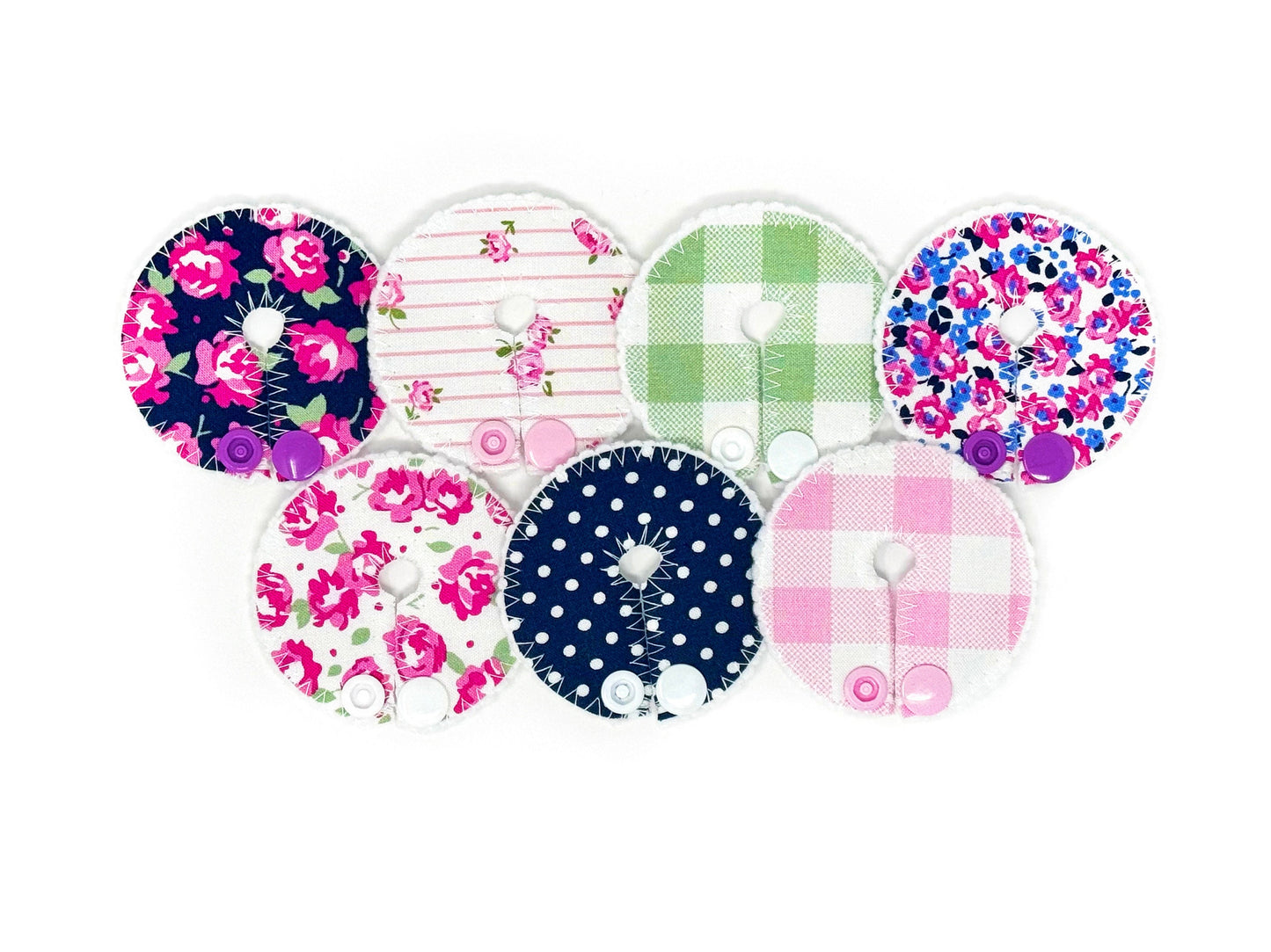 Floral Feeding tube pads