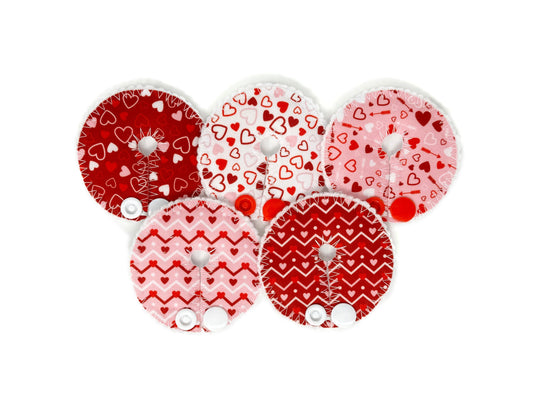 Valentine’s Feeding tube pads , Gtube covers, AMT button pads, Mic-key button pad