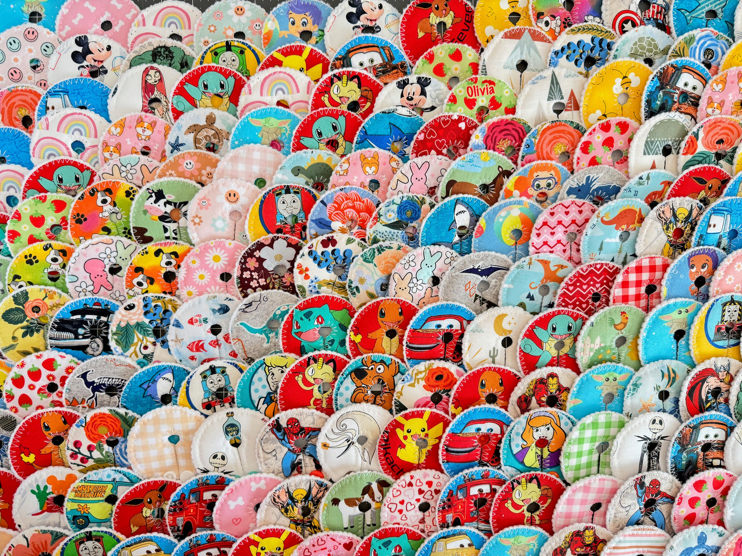Valentines Feeding tube pads