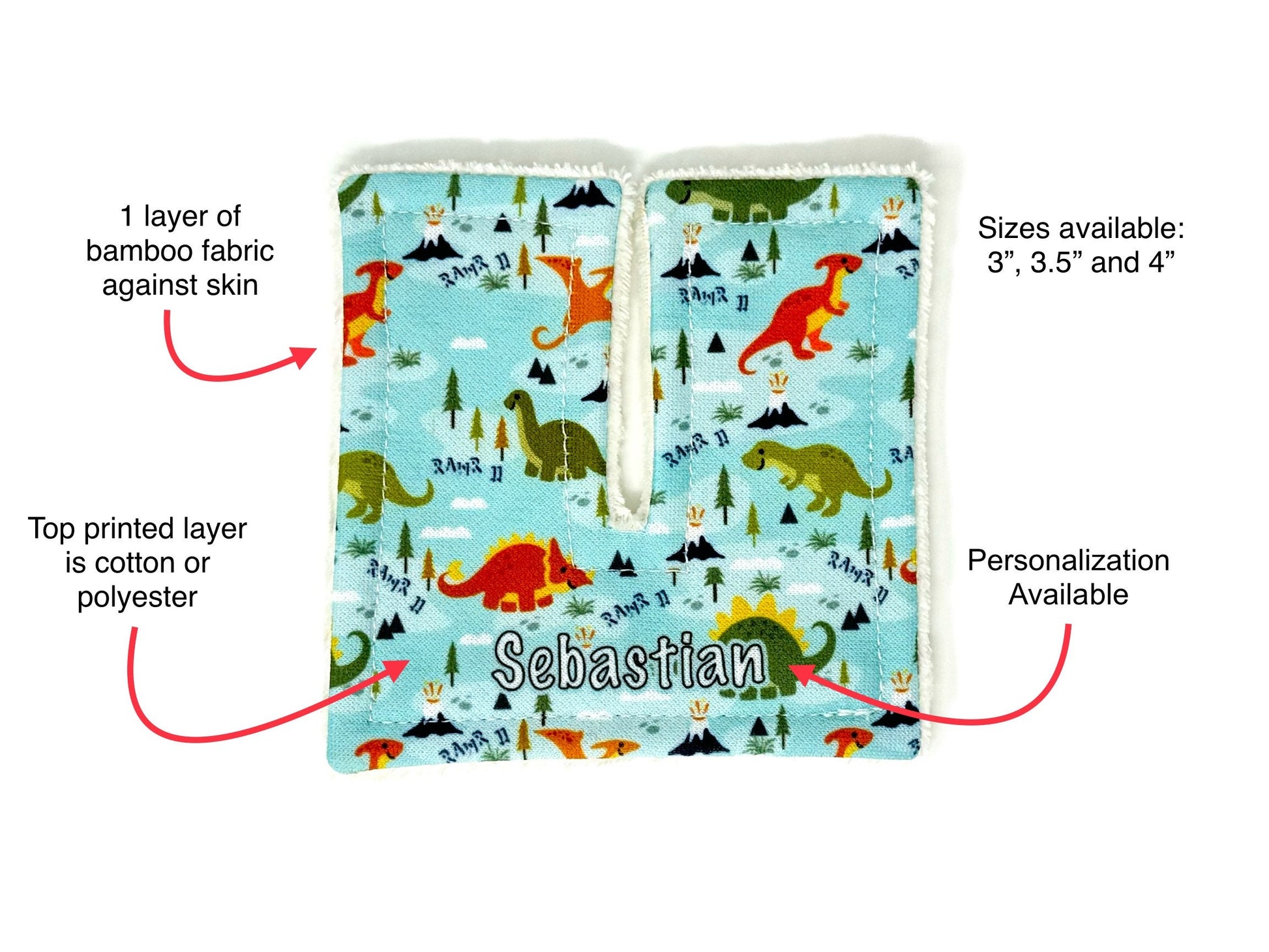 Valentines Trach Pads | Personalized Tracheostomy Covers
