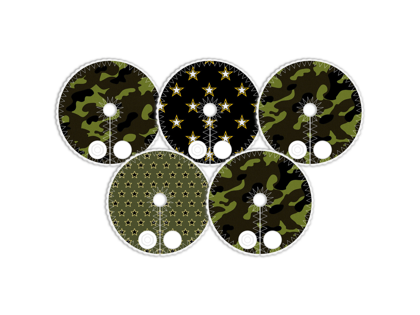 Personalized Feeding tube pads | AMT button pads | Mic-key button pads