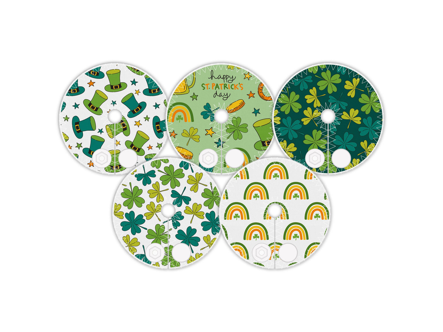 ST. Patrick's Feeding tube pads , Gtube covers, AMT button pads, Mic-key button pad