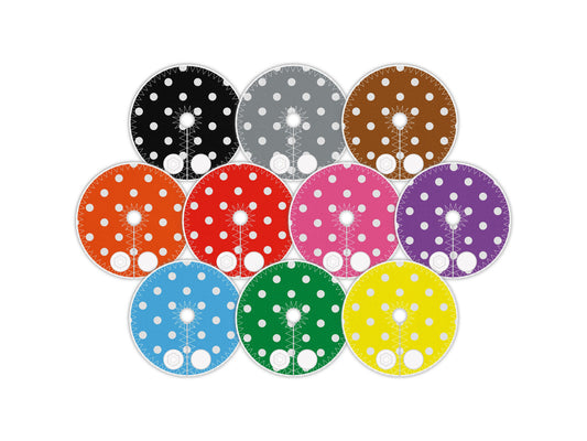 Polka Dots Feeding tube pads , Gtube covers, AMT button pads, Mic-key button pad