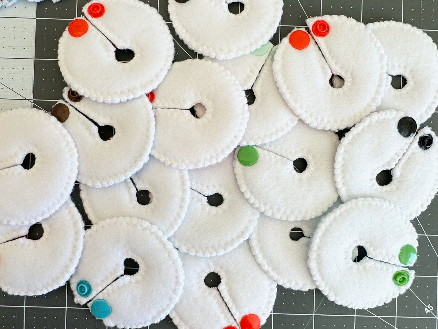 Valentines Feeding tube pads