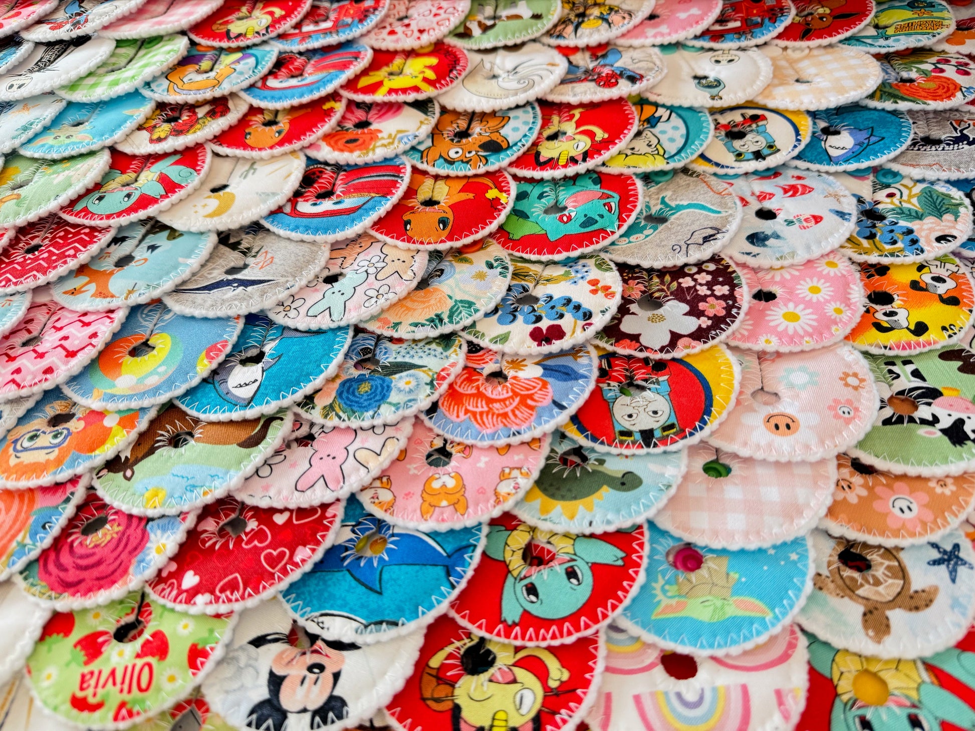 Valentines Feeding tube pads