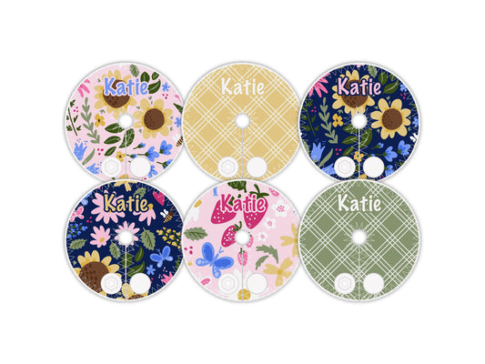 Personalized Feeding tube pads | AMT button pads | Mic-key button pads