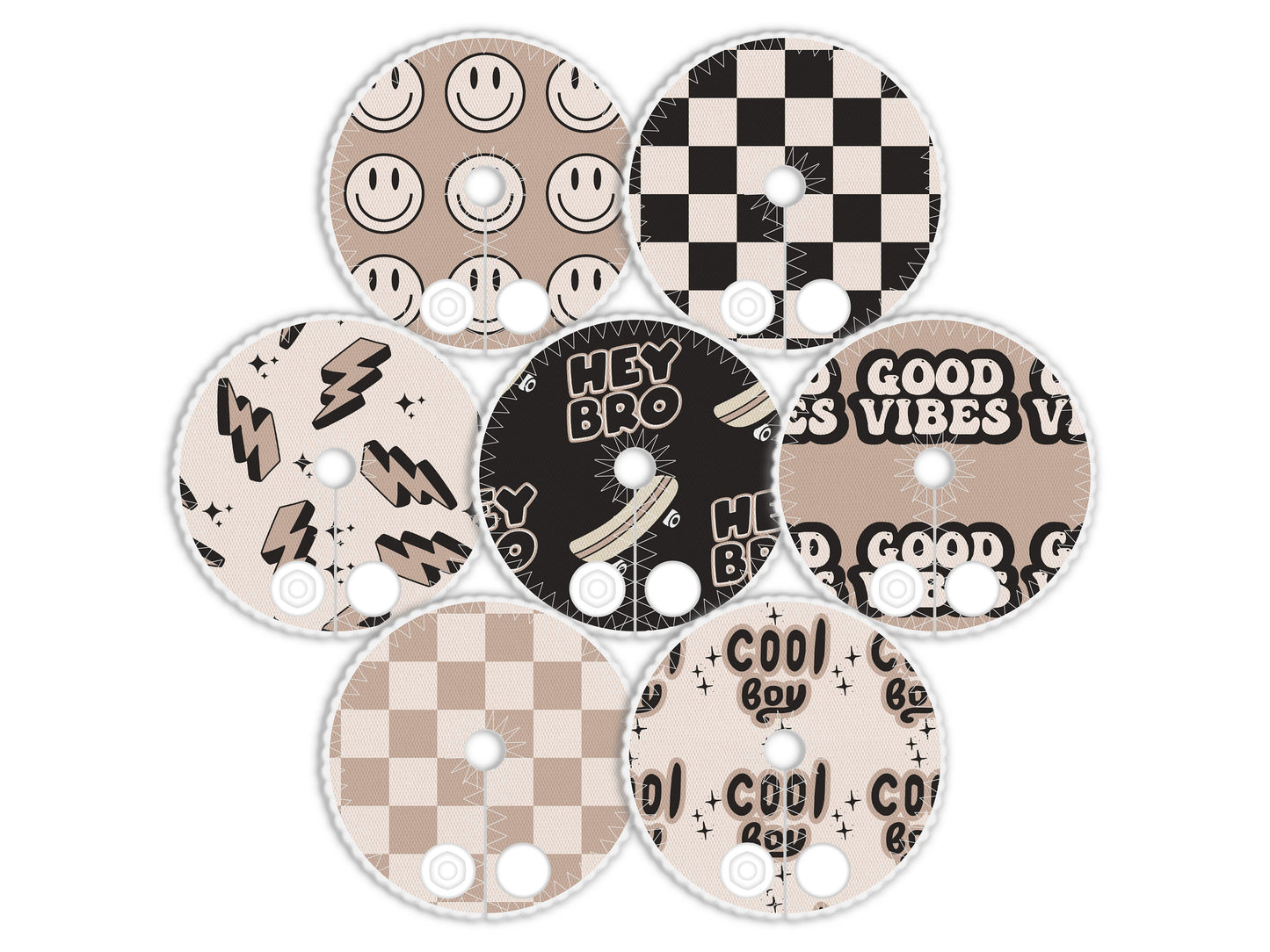 Boys Feeding tube pads | AMT button pads | Mic-key button pads