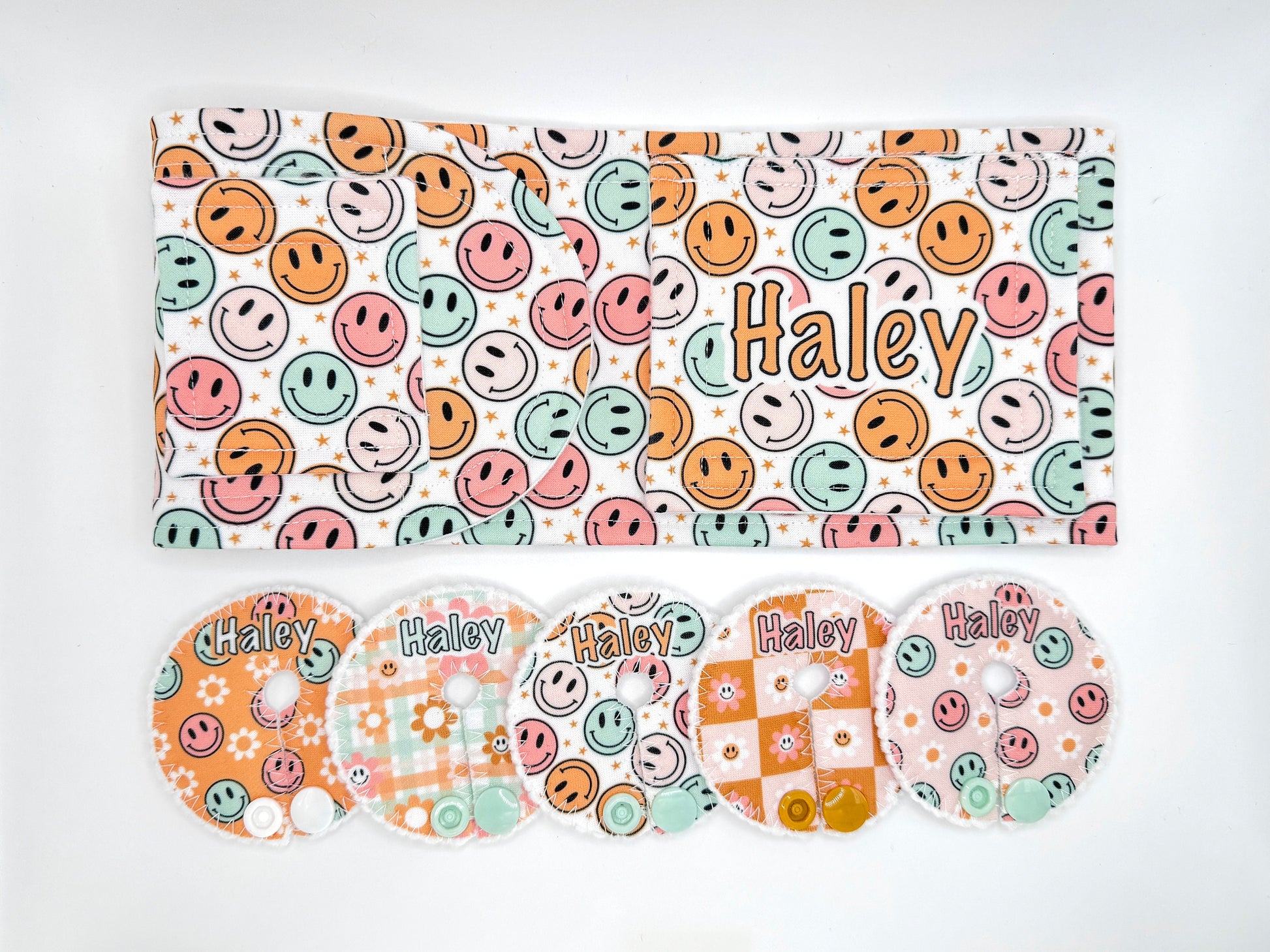 Retro Faces Personalized Feeding Tube Belt