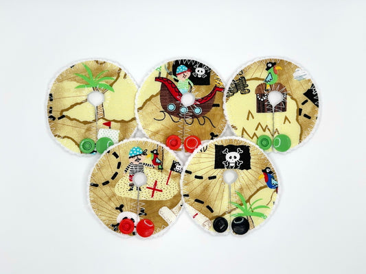 Pirates feeding tube pads