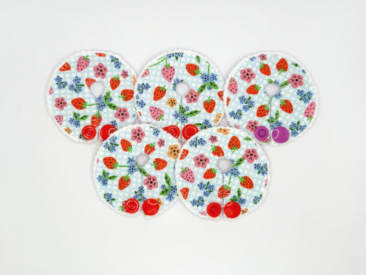 Strawberries Feeding Tube Pads