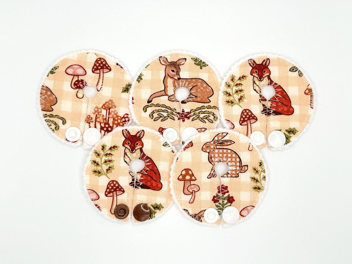 Forest Animals Feeding Tube Pads