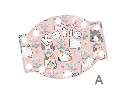 Kitties Catching Butterflies B Feeding Tube port cover | Connector cover | PICC line port cover