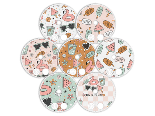 Summer Feeding tube pads | AMT button pads | Mic-key button pads