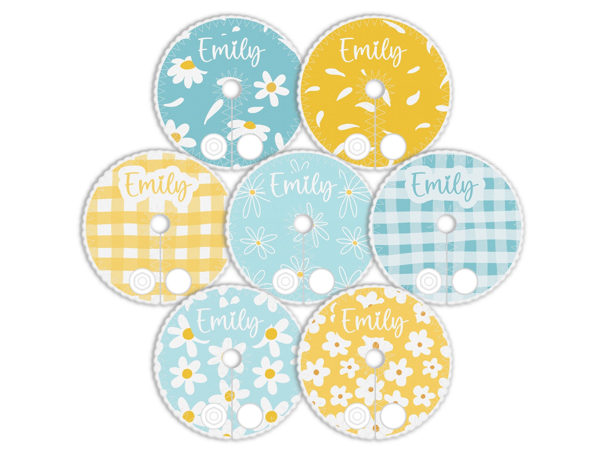 Daisies Feeding tube pads | AMT button pads | Mic-key button pads