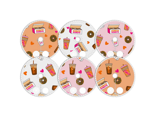 Donuts and Coffee Feeding tube pads | AMT button pads | Mic-key button pads