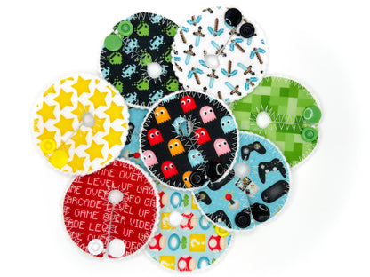 Gamer 9 Feeding tube pads , Gtube covers, AMT button pads, Mic-key button pad