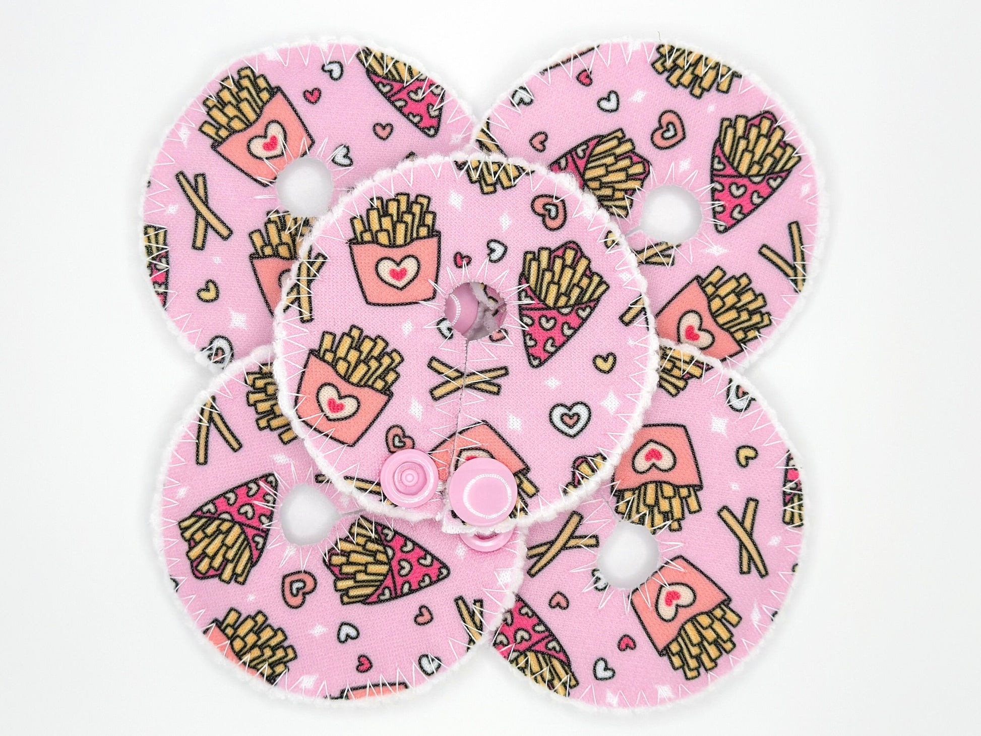 Fries Feeding tube pads