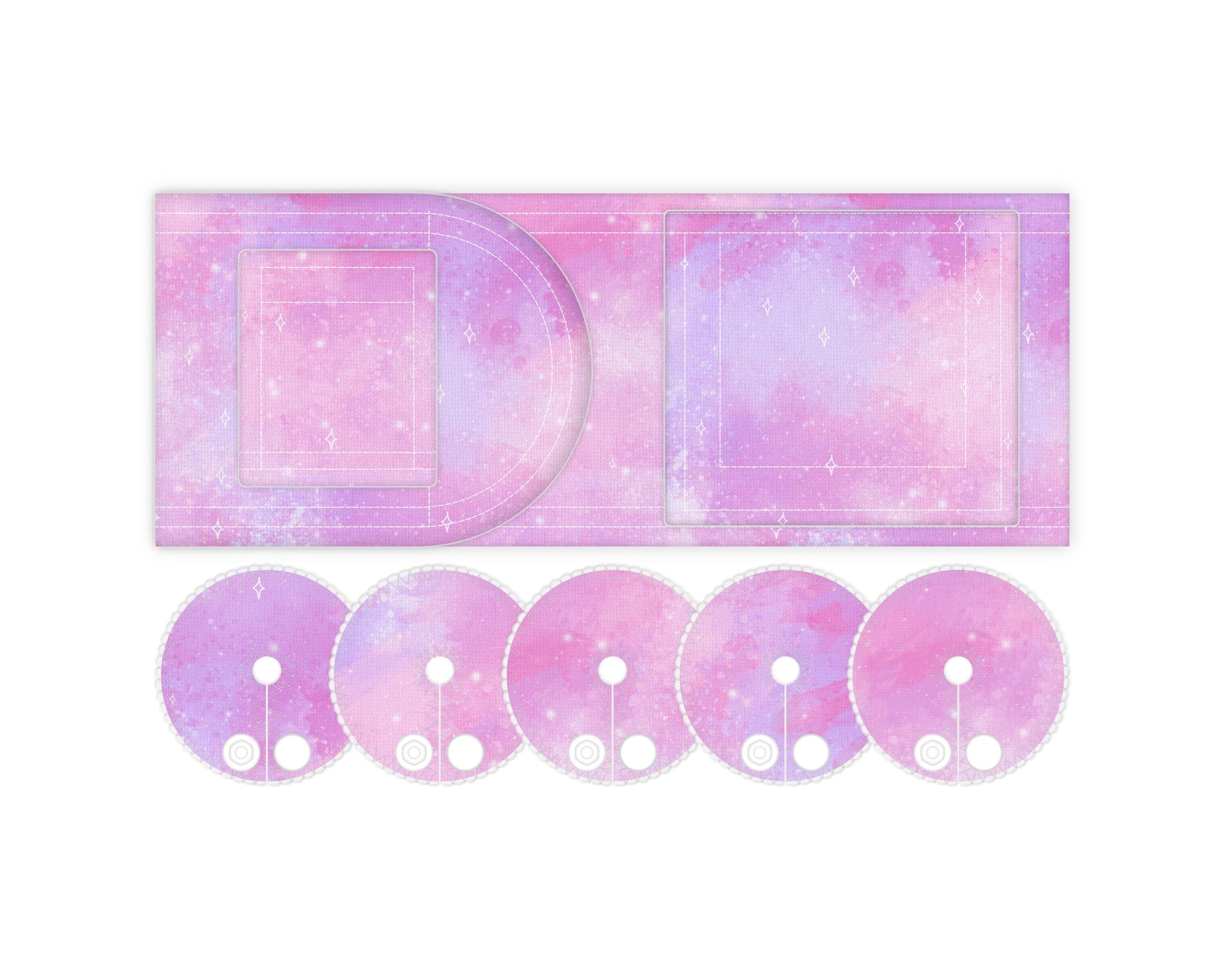 Pink and Purple Feeding Tube Belt