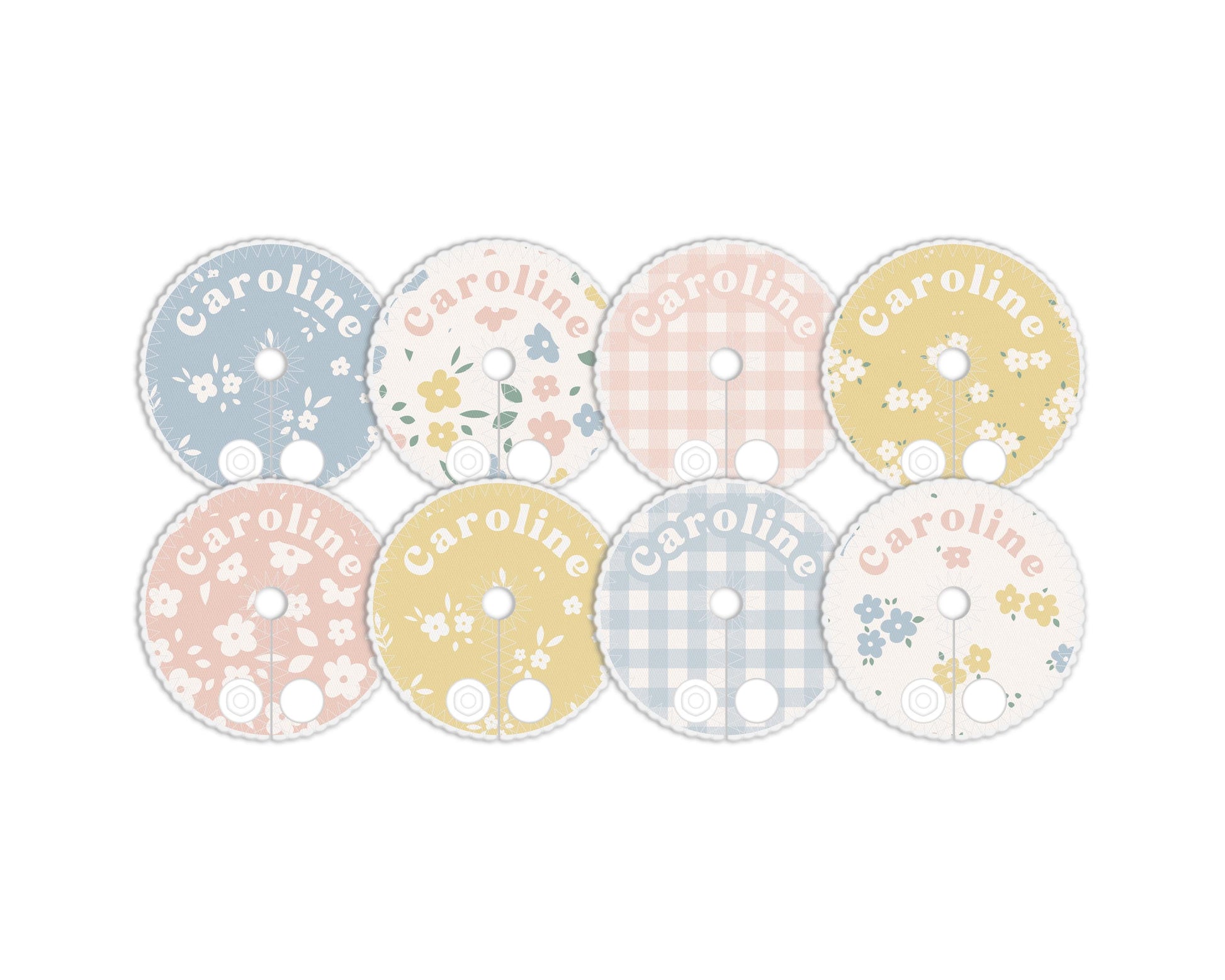 Personalized Gtube pads | Feeding tube pads | AMT button pads | Mic-key button pads