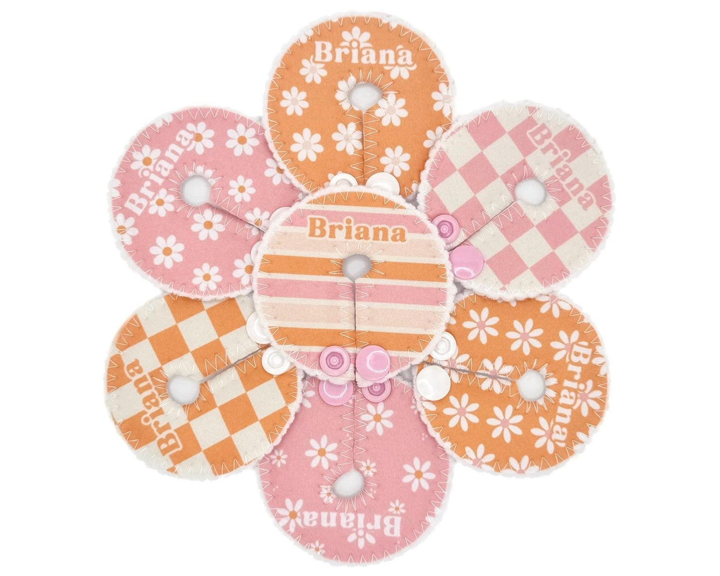 Personalized Feeding tube pads | AMT button pads | Mic-key button pads