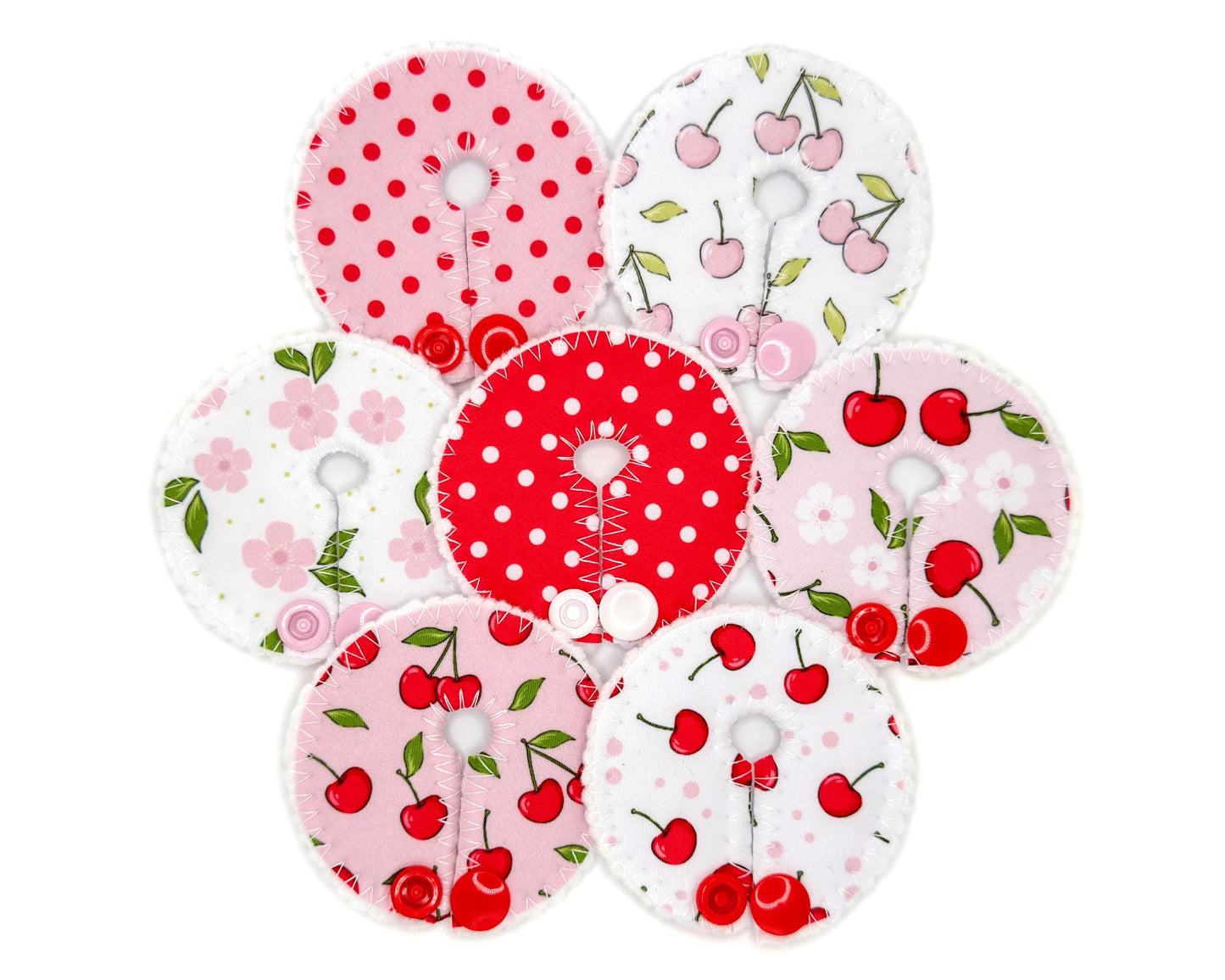 Cherries Feeding tube pads | AMT button pads | Mic-key button pads | GTube Pads