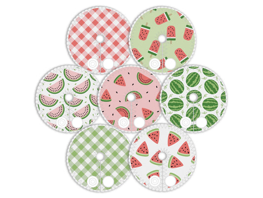Watermelon Feeding tube pads | AMT button pads | Mic-key button pads