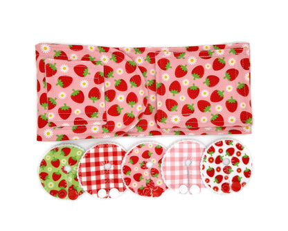 Strawberries feeding Tube belt | G-Tube Protective Belt | Mic-Key Button Belt | G/J Tube Belt
