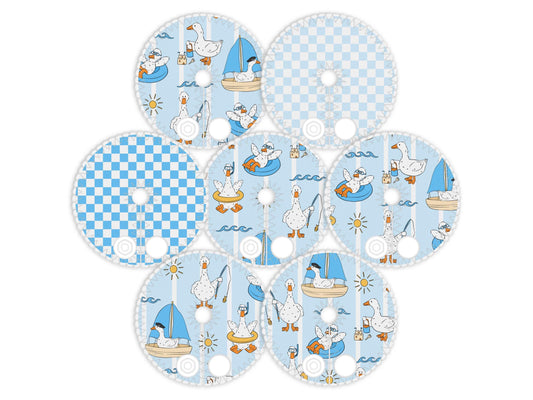 Ducks Feeding tube pads | AMT button pads | Mic-key button pads | G-tube covers