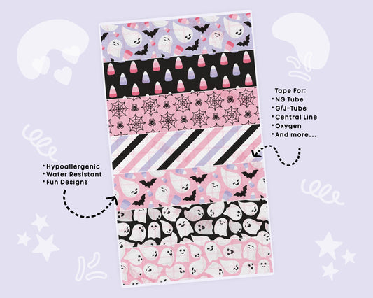 Halloween NG Tube Tape Adhesive Medical Tape for Feeding Tubes Oxygen Central Lines Catheters
