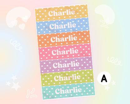 Pastel Dots NG Tube Tape Adhesive Medical Tape for Feeding Tubes Oxygen Central Lines Catheters