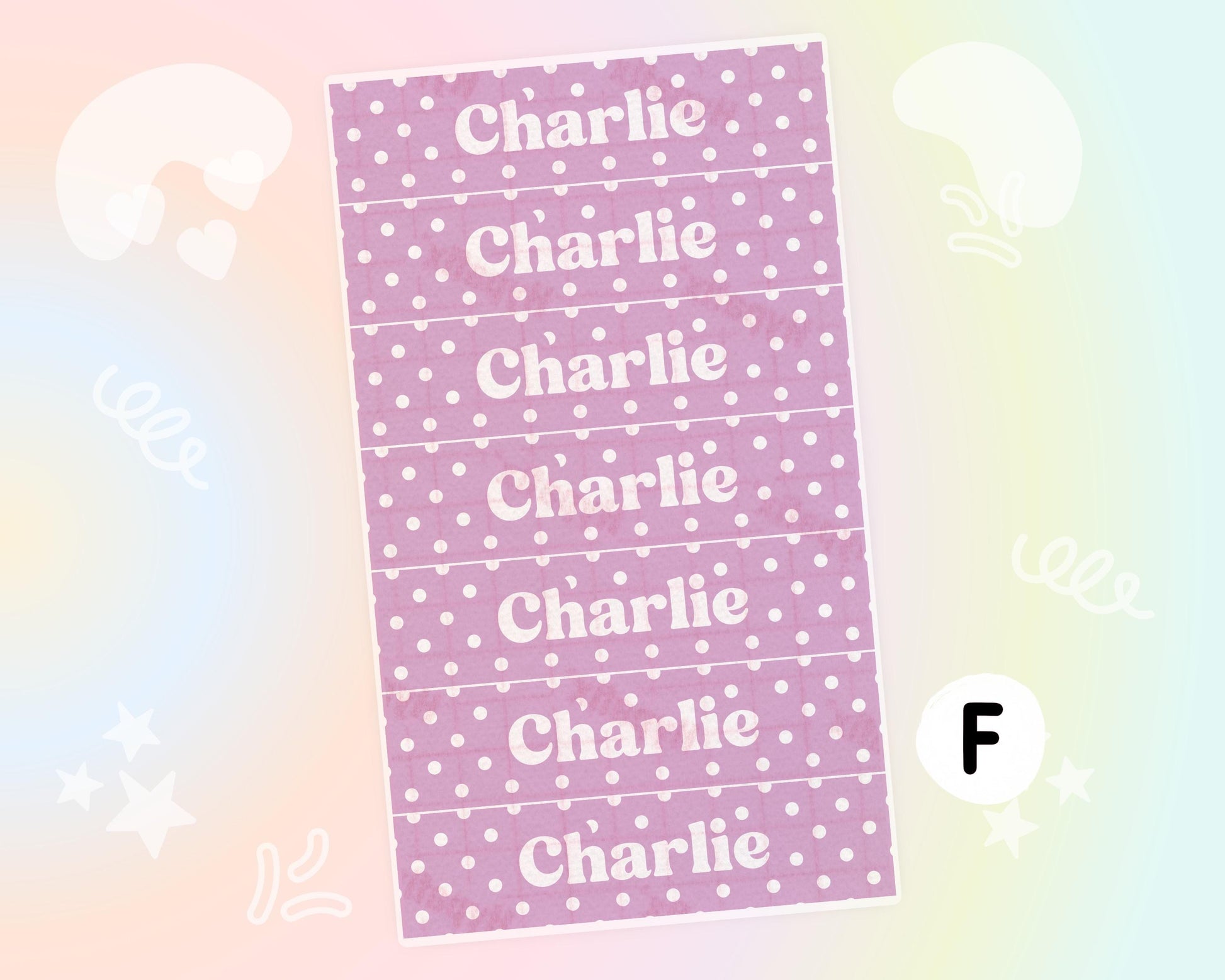 Pastel Dots NG Tube Tape Adhesive Medical Tape for Feeding Tubes Oxygen Central Lines Catheters