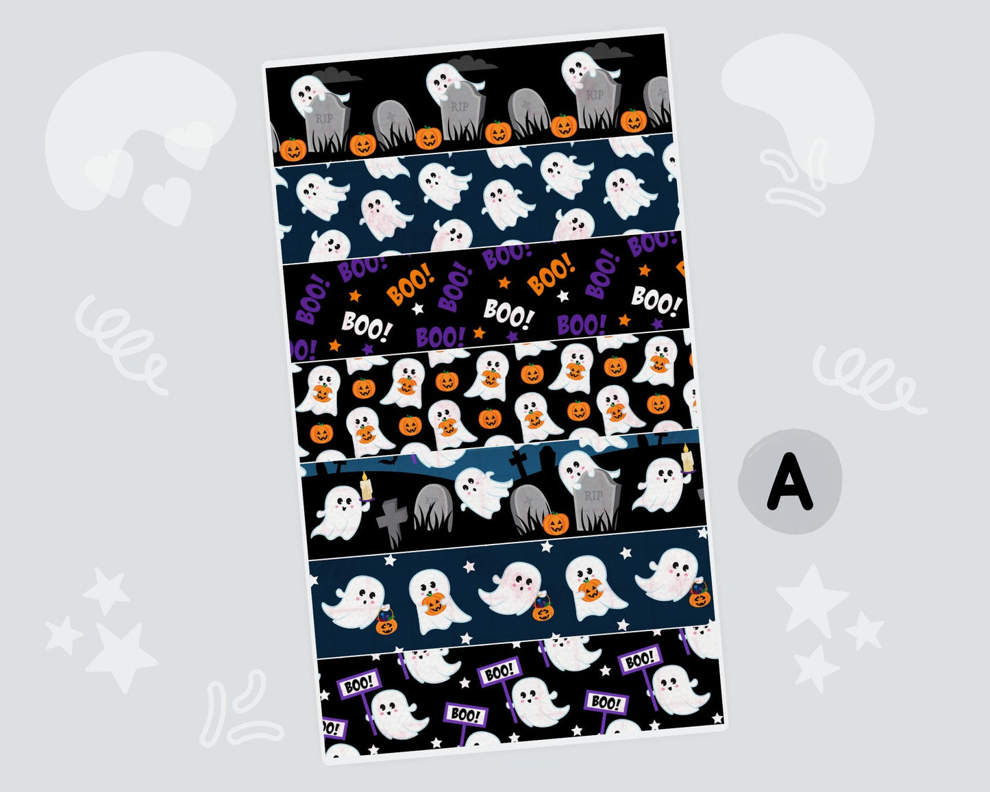 Halloween NG Tube Tape for Feeding Tubes Oxygen Central Lines Catheters