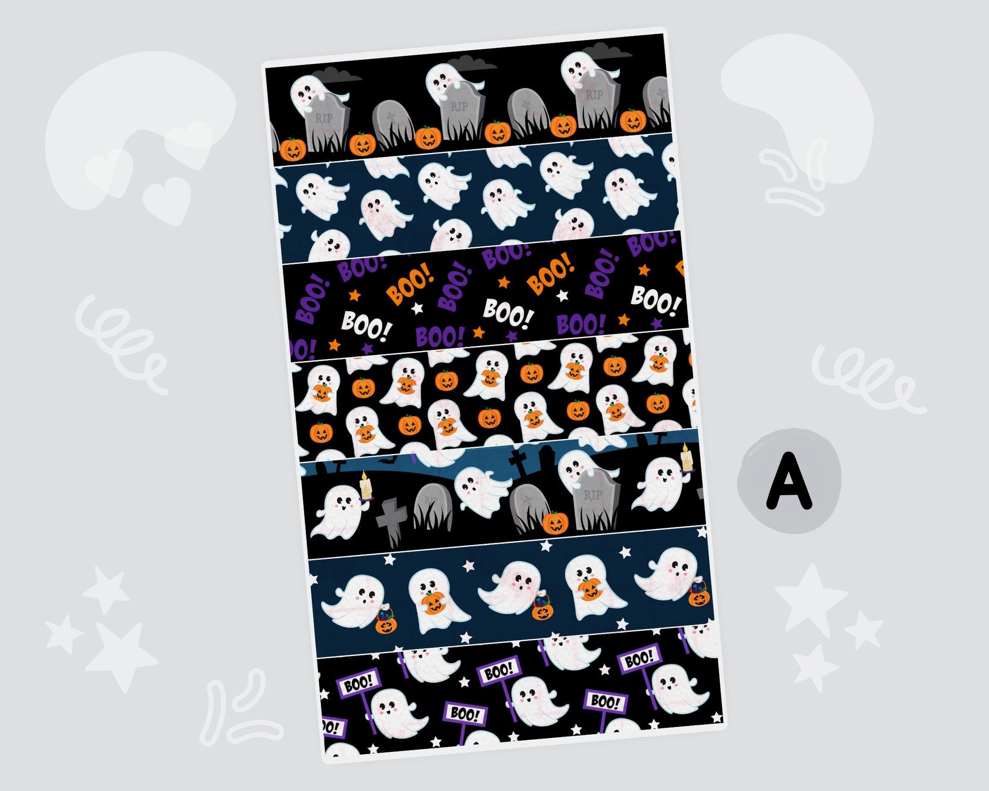 Halloween NG Tube Tape for Feeding Tubes Oxygen Central Lines Catheters