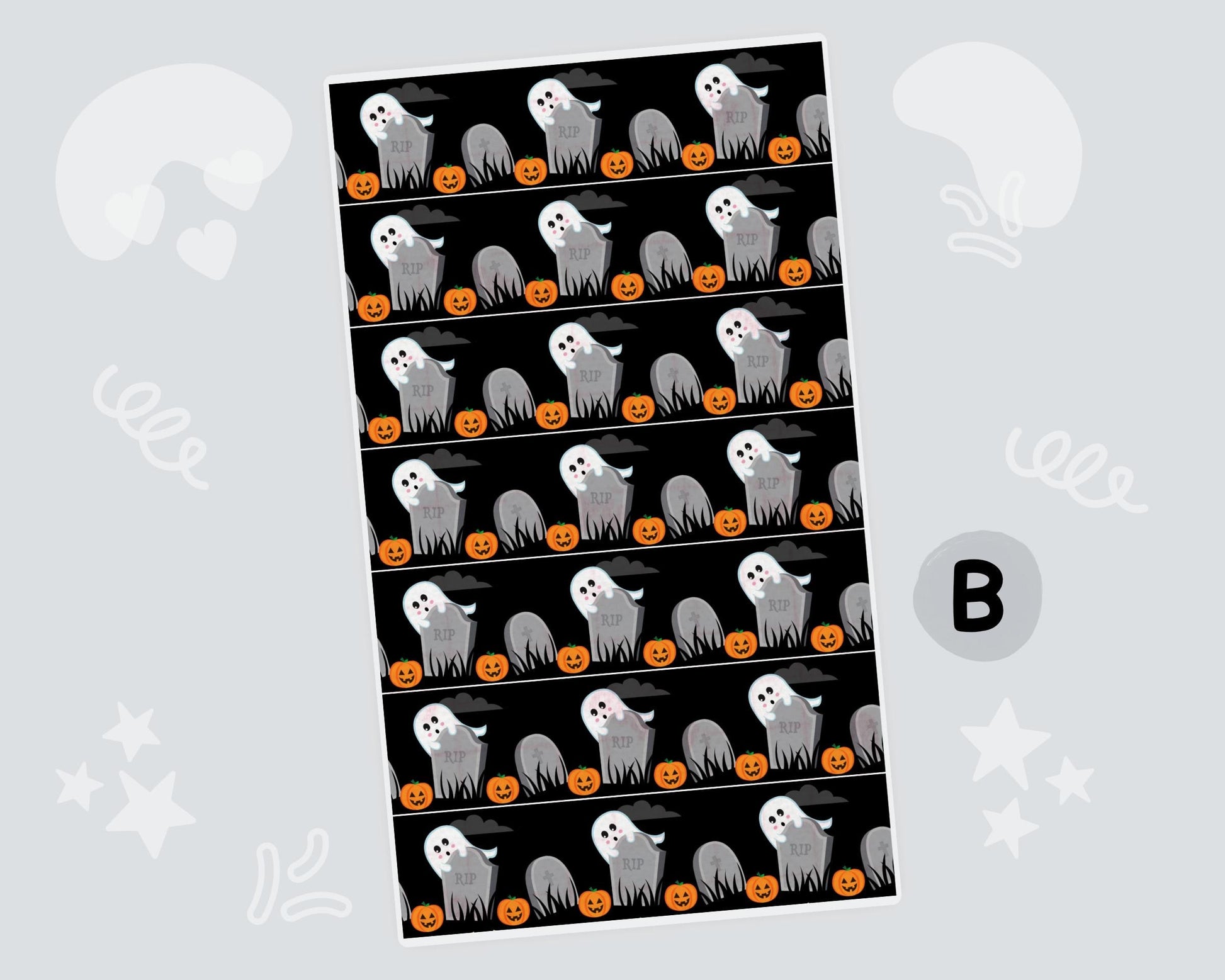 Halloween NG Tube Tape for Feeding Tubes Oxygen Central Lines Catheters
