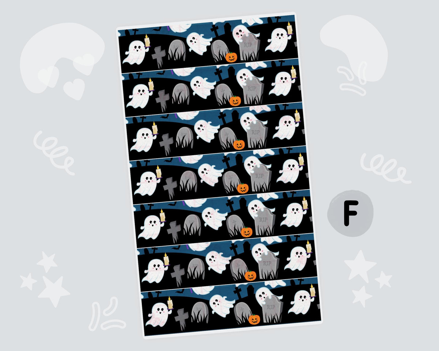 Halloween NG Tube Tape for Feeding Tubes Oxygen Central Lines Catheters