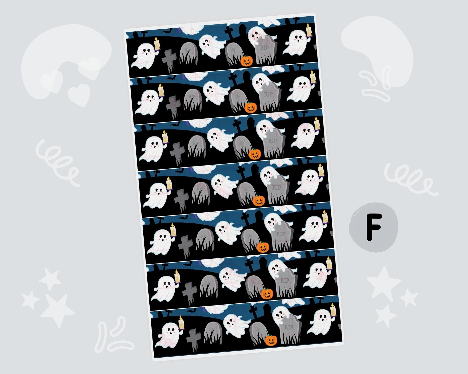 Halloween NG Tube Tape for Feeding Tubes Oxygen Central Lines Catheters