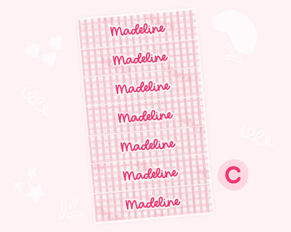 Valentines Personalized NG Tube Tape